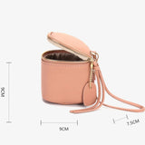 Cowhide Mini Coin Pocket Bag for Women