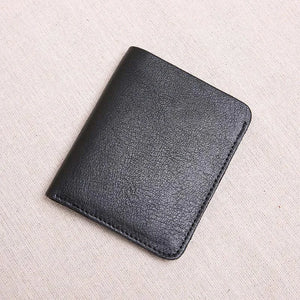 Men's Ultra-Thin Mini Wallet Soft Leather