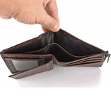 Men's Cowhide Wallet - Vegetable Tanned Leather