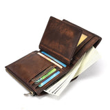 Men's Cowhide Wallet - Vegetable Tanned Leather