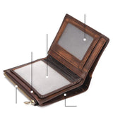 Men's Cowhide Wallet - Vegetable Tanned Leather
