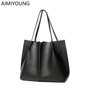 Women Leather Handbags Large Shoulder Bags Ladies Tote Bag