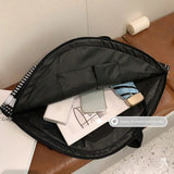 Mask Shape Canvas Bag Women Shoulder Bag Large-capacity Shopping Handbag