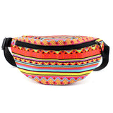 African Printing Women Fanny pack Hip Chest Bag Large Capacity Waist Belt Bag