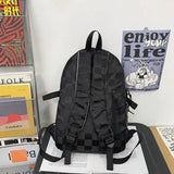 Waterproof Nylon Backpack for Teenage Girl Schoolbag