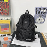 Waterproof Nylon Backpack for Teenage Girl Schoolbag