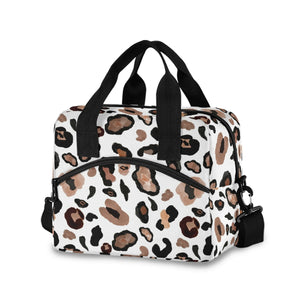 ALAZA Insulated Thermal Lunch Bag Leopard Print Tote Box