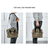 ALAZA Insulated Thermal Lunch Bag Leopard Print Tote Box