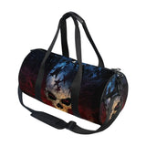Skull Print Sports Training Gym Bag Waterproof Travel Duffle