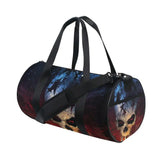 Skull Print Sports Training Gym Bag Waterproof Travel Duffle
