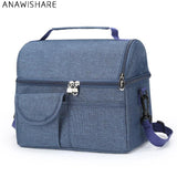 Thicken Folding Cooler Bag Insulation Thermal Lunch Box Picnic Food Drink Fresh