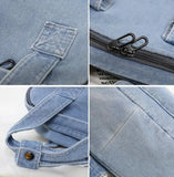 Denim Women Backpack School Bag Laptop Rucksack Travel Mochilas Femininas