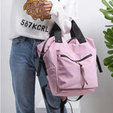 Nylon Waterproof School Bags For Teenage Girls Large Backpacks Bookbags