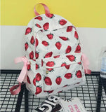 Fruit Printing Backpacks for Teenagers Girl Laptop Bag