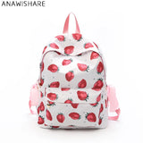 Fruit Printing Backpacks for Teenagers Girl Laptop Bag