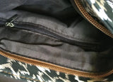 Leopard Print Canvas Crossbody Bag for Women