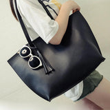 Tassel Large Casual Tote Bags Candy Shoulder Bags Bolsas Femininas W895