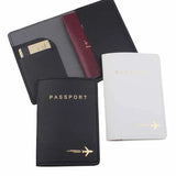 Lover Couple Passport Cover Travel Wedding PU Passport Holder