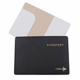 Lover Couple Passport Cover Travel Wedding PU Passport Holder