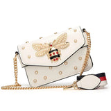Diamond Women Handbag Messenger Bag Style PU Leather Bags Female Shoulder Bag