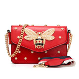 Diamond Women Handbag Messenger Bag Style PU Leather Bags Female Shoulder Bag