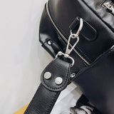 Vintage Leather Backpack for Women Small School Bagpack