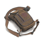 AOLAILUDI Canvas Leg Drop Fanny Pack Waist Bag