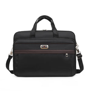 Men's 17.5-Inch Laptop Bag Nylon Shoulder Briefcase