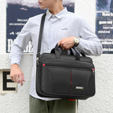 Men's 17.5-Inch Laptop Bag Nylon Shoulder Briefcase