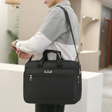 Men's 17.5-Inch Laptop Bag Nylon Shoulder Briefcase