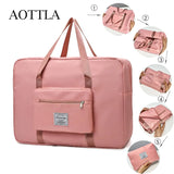 Large Capacity Foldable Travel Bag Women Sport Bag Multifunction Handbag