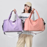 Waterproof Gym Bag Women Weekend Bag Yoga Handbag