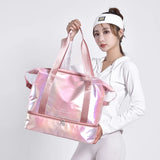Large Capacity Women's Shoulder Bag Nylon Top Handle Casual Sports Bag