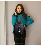 Girl Oxford Backpack Large-Capacity College Wind XD066