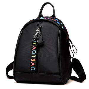 Girl Oxford Backpack Large-Capacity College Wind XD066