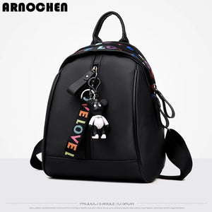 Girl Oxford Backpack Large-Capacity College Wind XD066