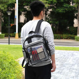 ASDS-Heavy Duty Clear Backpack,Security Transparent School Backpack