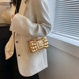 ASHINE Acrylic Evening Clutch Bow Chain Handbag