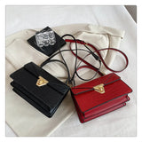 ASHINE Crocodile Shoulder Messenger Bag For Women Stone Pattern Hand Bags