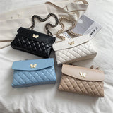 ASHINE Small Clutch Bag Chains Butterfly Handbag for Women