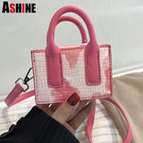 ASHINE Mini Ladies Tote Bags Crocodile Chains Women Hand Bags