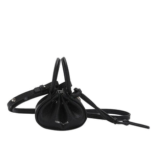 ASHINE Drawstring Mini Bag PU Sling Shoulder Lipstick Keys Earphone Purse