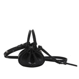 ASHINE Drawstring Mini Bag PU Sling Shoulder Lipstick Keys Earphone Purse