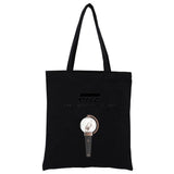 ATEEZ K-pop Canvas Tote Bag Harajuku Casual Eco Shopper Shoulder Bag
