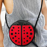 AUAU-Ladybug Kids Shoulder Bag Wild Purse Mini Accessories Bag