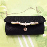 AUAU Glitter Evening Bag Wedding Clutch Chain Shoulder Handbag