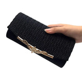 AUAU Glitter Evening Bag Wedding Clutch Chain Shoulder Handbag
