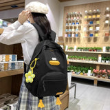 Duck Shape Shoulder Bag Waterproof Backpack