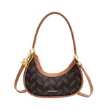 Aboutlee Leather Women Shoulder Bag Vintage Style High Underarm Bag
