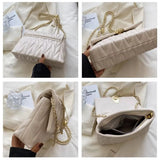 Aboutlee Solid Flap Women Bag Pu Leather Lightweight Minimalist Shoulder Bag